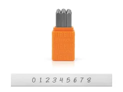 ImpressArt Basic Bridgette Number Stamp Set 3mm