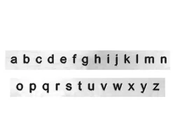 ImpressArt Basic Letter Stamp Set Lowercase 1.5mm