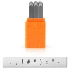 ImpressArt Basic Punctuation Design Stamp Set 3mm