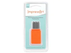 ImpressArt Basic Punctuation Design Stamp Set 3mm
