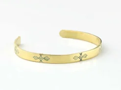 ImpressArt Brass Cuff Bangle 150x6mm Stamping Blank Pack of 5