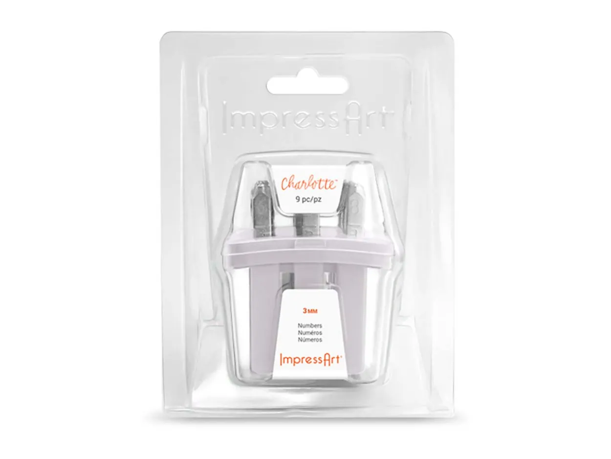 ImpressArt Charlotte Number Stamp Set 3mm