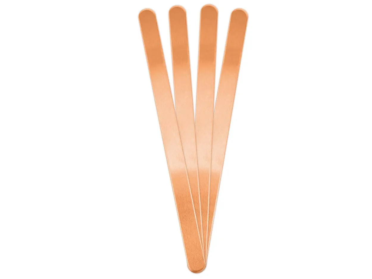 ImpressArt Copper Cuff Bangle 150x10mm Stamping Blank Pack of 4