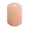 ImpressArt Copper Dog Tag 32x19mm Stamping Blank Pack of 4