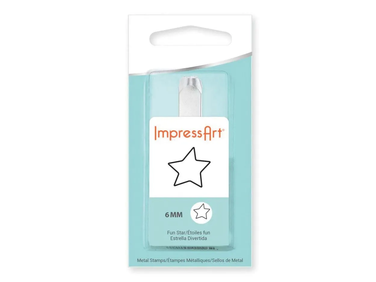 ImpressArt Fun Star Design Stamp 6mm