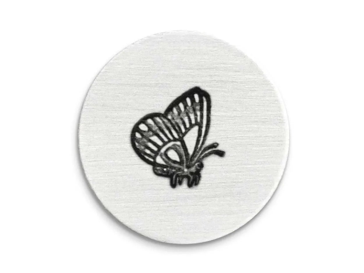 ImpressArt Resting Butterfly Ultra Detail Design Stamp 9.5mm