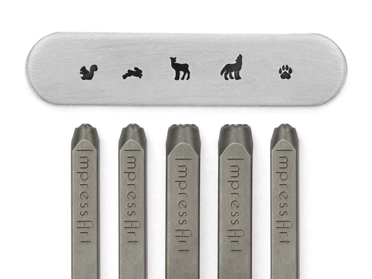 ImpressArt Signature Forest Friends Design Stamp Pack of 5