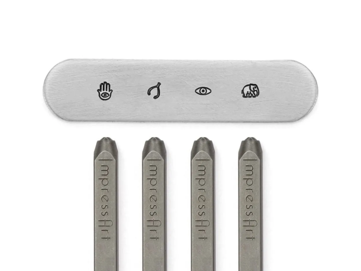 ImpressArt Signature Good Luck Design Stamp Pack of 4