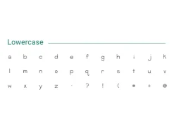 ImpressArt Signature Stargazer Letter Stamp Set Lowercase 2mm