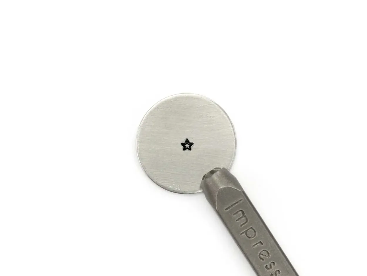 ImpressArt Signature Star Outline Design Stamp 2.5mm