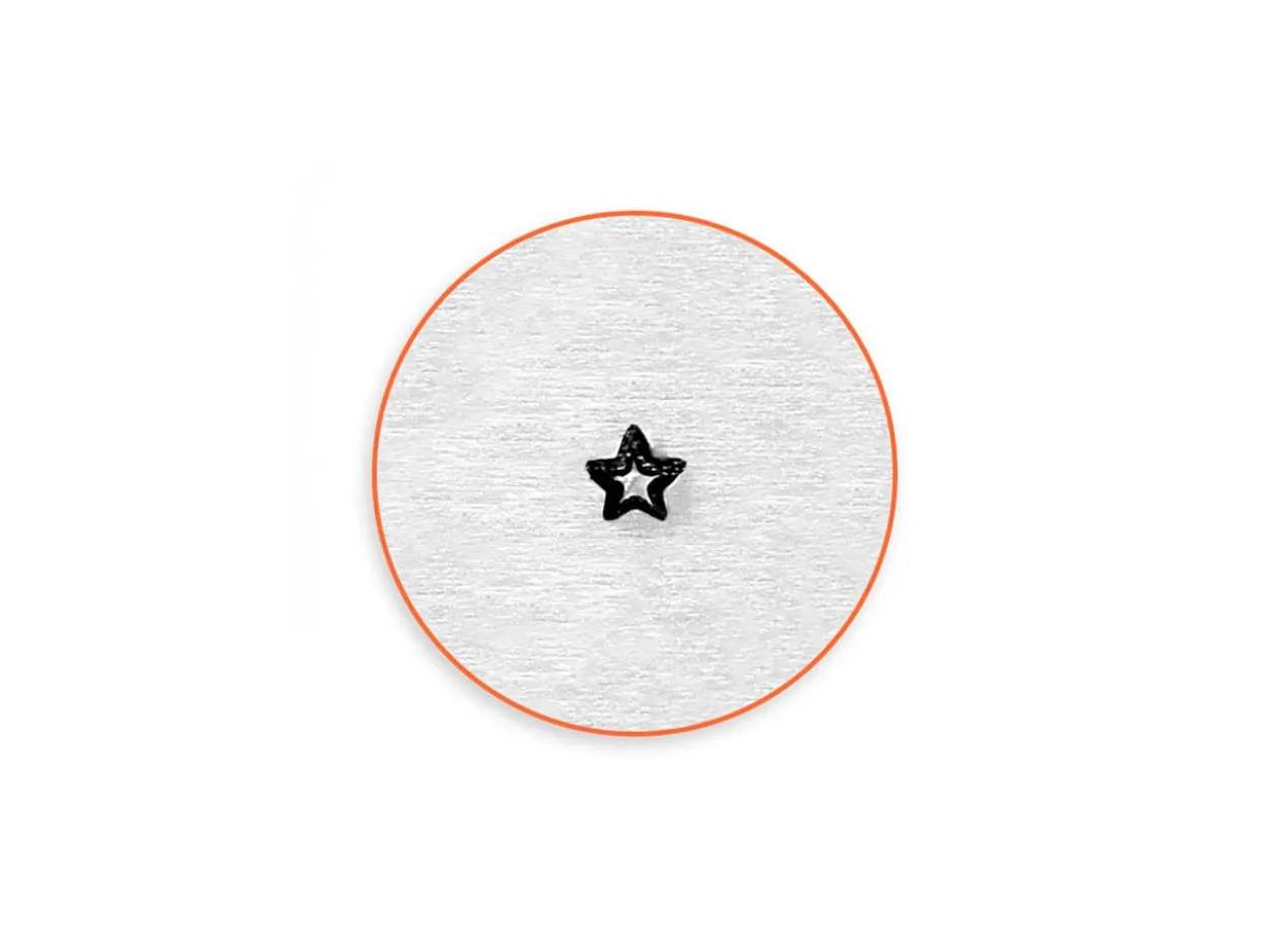 ImpressArt Signature Star Outline Design Stamp 2.5mm