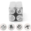 ImpressArt Texture Series 3 Design Stamp Set 6mm Pack of 4