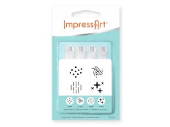 ImpressArt Texture Series 3 Design Stamp Set 6mm Pack of 4