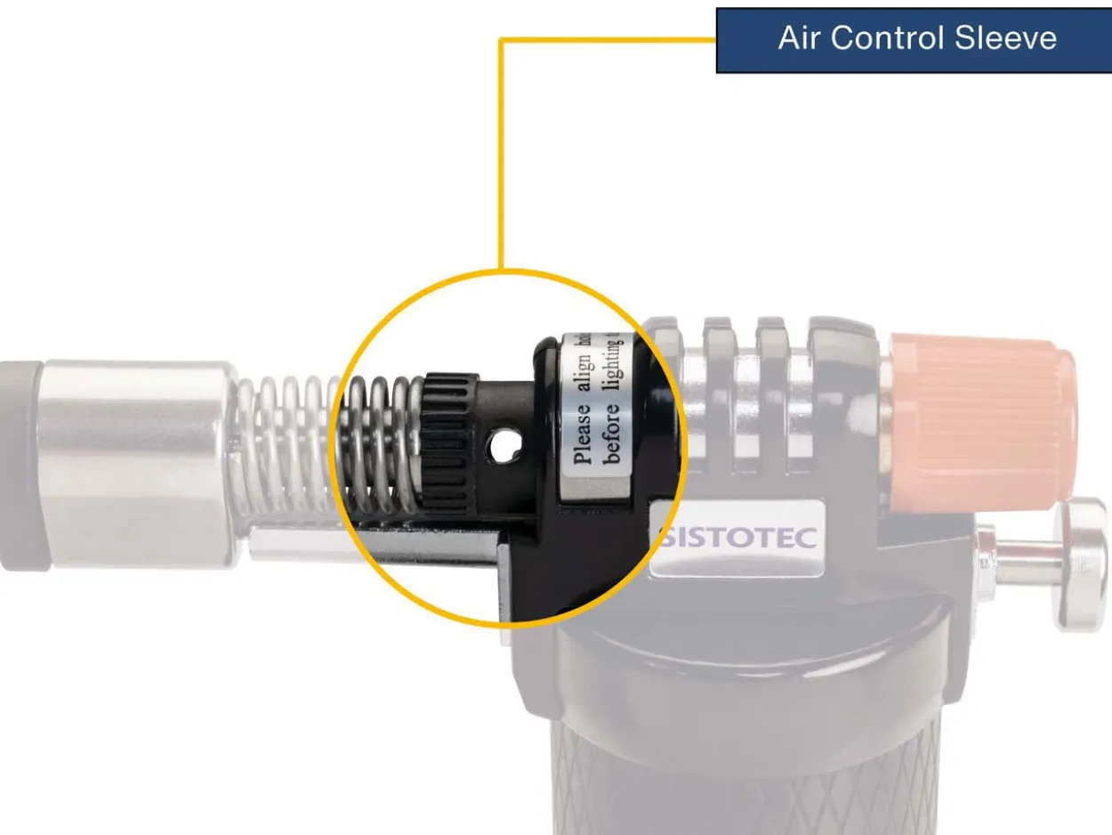 Jeweller's Soldering Blow Torch, Electronic Ignition, Max 1,300°c Includes 2x 300ml Butane
