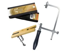 Jewellery DIY Starter Set, Bench Peg, Saw Frame And 12 Super Pike 2/0 Blades