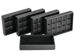 Jewellery Storage And Presentation Travel Carry Case With Five Presentation Trays
