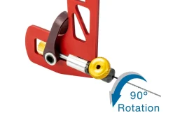 Knew Concepts Mk.4 Heavy Duty Fret Saw With Lever Tension And Swivel Blade Clamps 127mm/5