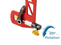 Knew Concepts Mk.4 Heavy Duty Fret Saw With Lever Tension And Swivel Blade Clamps 127mm/5
