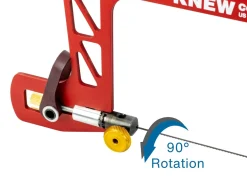 Knew Concepts Mk.3 Saw Frame With Lever Tension Swivel Blade Clamps 76mm/3
