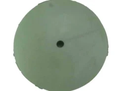 Knife Edge Rubber Wheel, Green, Extra Fine