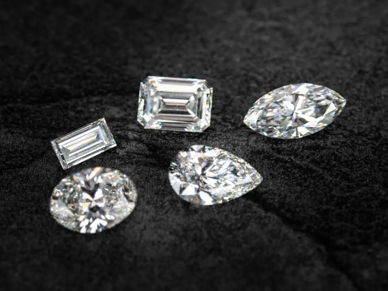 Lab Grown Diamond 0.40ct, Baguette Cut, D Colour Vs Clarity, 6x3mm