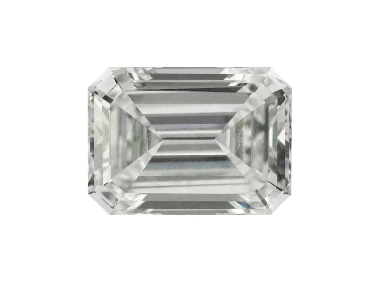 Lab Grown Diamond 0.50ct, Emerald Cut, D Colour Vs Clarity, 5.5x3.8mm