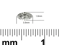 Lab Grown Diamond 0.06ct, Marquise Cut, D Colour Vs Clarity, 3.5x1.8mm