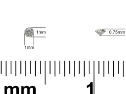Lab Grown Diamond 0.009ct, Round Brilliant Cut, D Colour Vs Clarity, 1.2mm