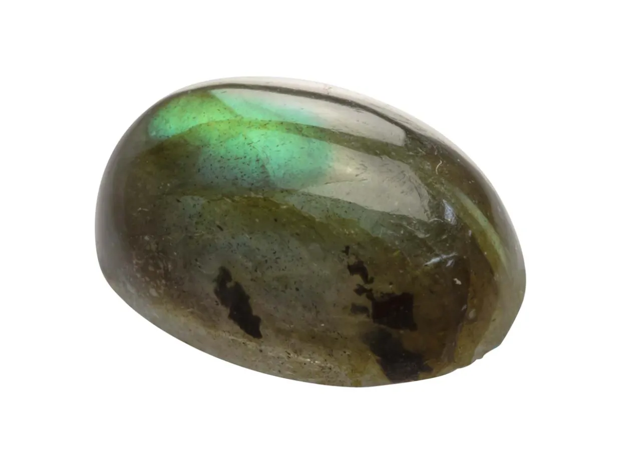 Labradorite, Oval Cabochon, 12x10mm