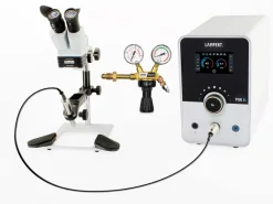 Lampert PUK 6.1 TIG Welder With Sm6 X10 Magnification Microscope And Argon Regulator