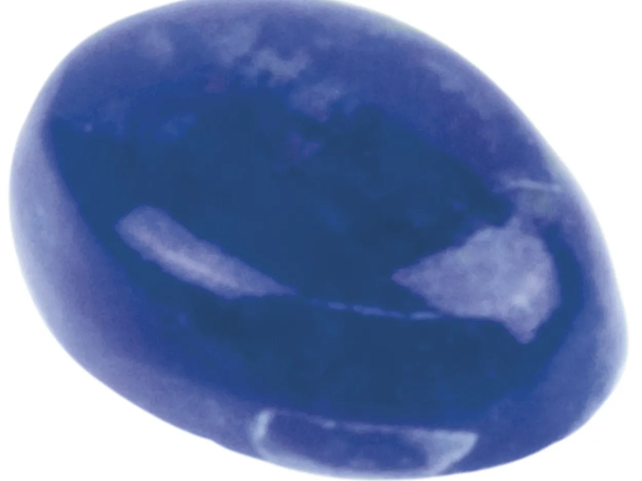 Lapis, Oval Cabochon, 6x4mm