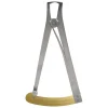 Large Dixieme Gauge Steel With Brass, 15mm