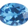 London Blue Topaz, Oval, 7x5mm, Treated