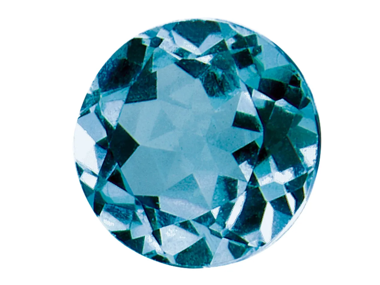 London Blue Topaz, Round, 4mm, Treated