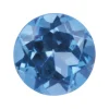 London Blue Topaz, Round, 1.5mm, Treated