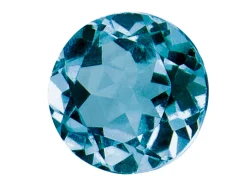 London Blue Topaz, Round, 6mm, Treated