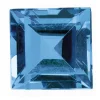London Blue Topaz, Square, 5mm, Treated