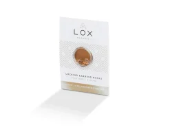 Lox Rose Gold Tone Secure Earring Scrolls Pack of 4