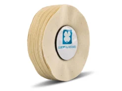Luxor® Cotton Mop, Mb, Thick, Unbleached Cloth, 100mm X 6mm