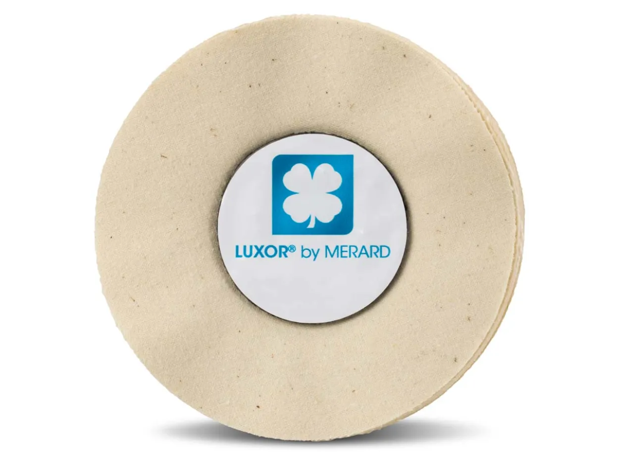 Luxor® Cotton Mop, Mb, Thick, Unbleached Cloth, 100mm X 6mm