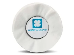 Luxor® Cotton Mop, Moc2, Thin, Soft White Flannel, 100mm X 6mm