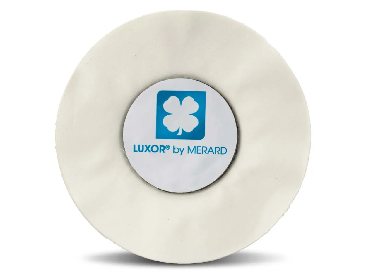 Luxor® Cotton Mop, Stv, Super Thin, Glazed Ivory Cloth, 100mm X 6mm