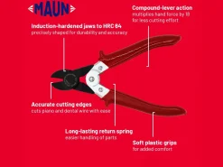 Maun Diagonal Cutting Pliers 140mm/5.5