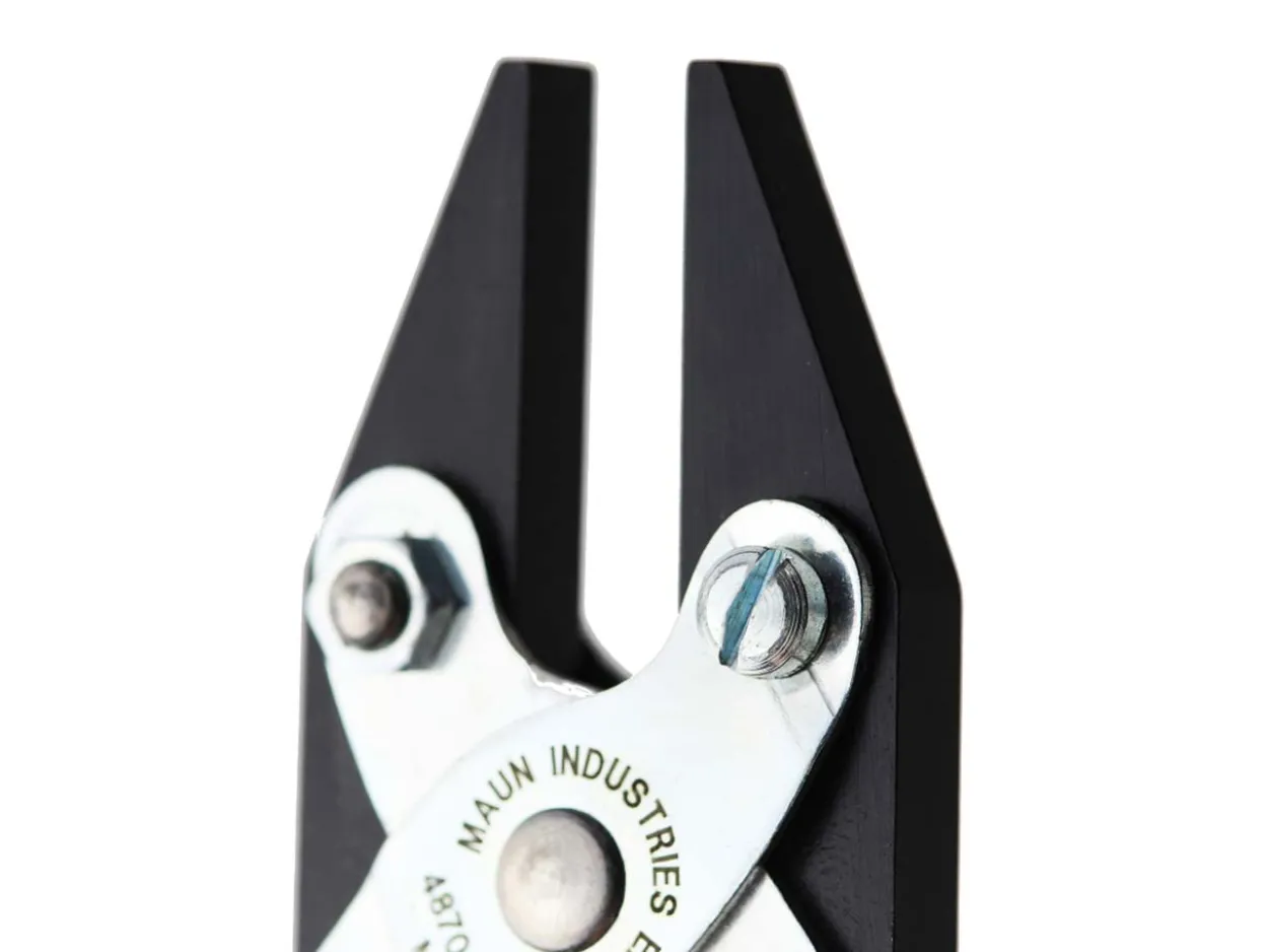 Maun Flat Nose Pliers 125mm/5" Parallel Action, With Smooth Jaws