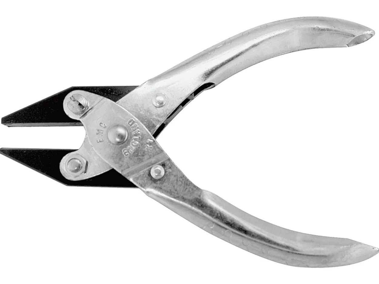 Maun Flat Nose Pliers 160mm/6.5" Parallel Action, With Smooth Jaws