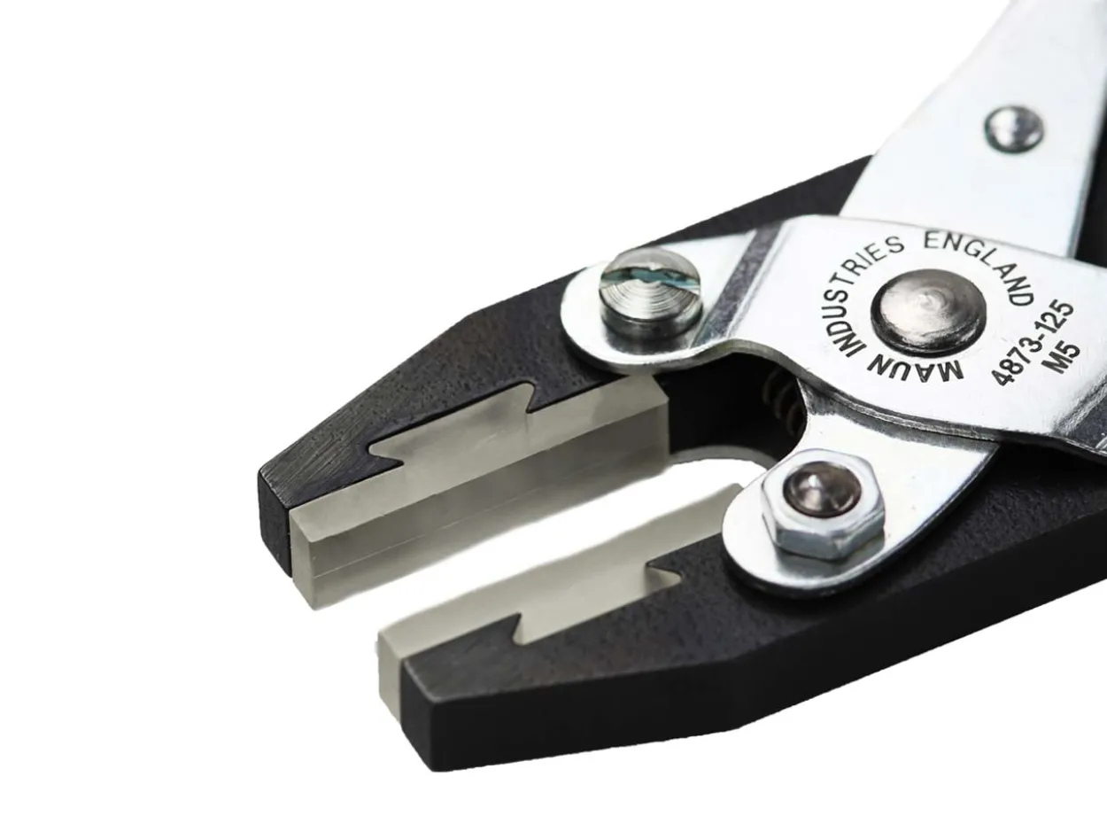 Maun Flat Nose Polyurethane Lined Pliers 125mm/5" Parallel Action