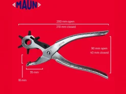 Maun Revolving Punch Pliers 210mm/8