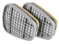 3M Half Face Mask 6100s With 2x 6057 Abe1 Filters Pack