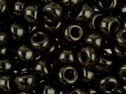 Miyuki 6/0 Round Seed Beads Black Opaque 20g Tube, Miyuki Code 401