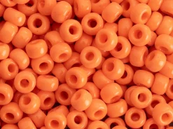 Miyuki 8/0 Round Seed Beads Seed Beads Opaque Orange 22g Tube, Miyuki Code 406